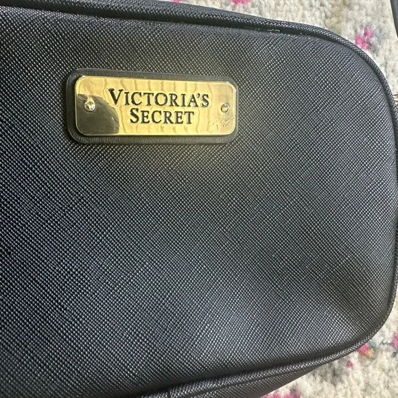 Victoria's Secret Black Leather Crossbody Bag with Tassel - Picture 2 of 5